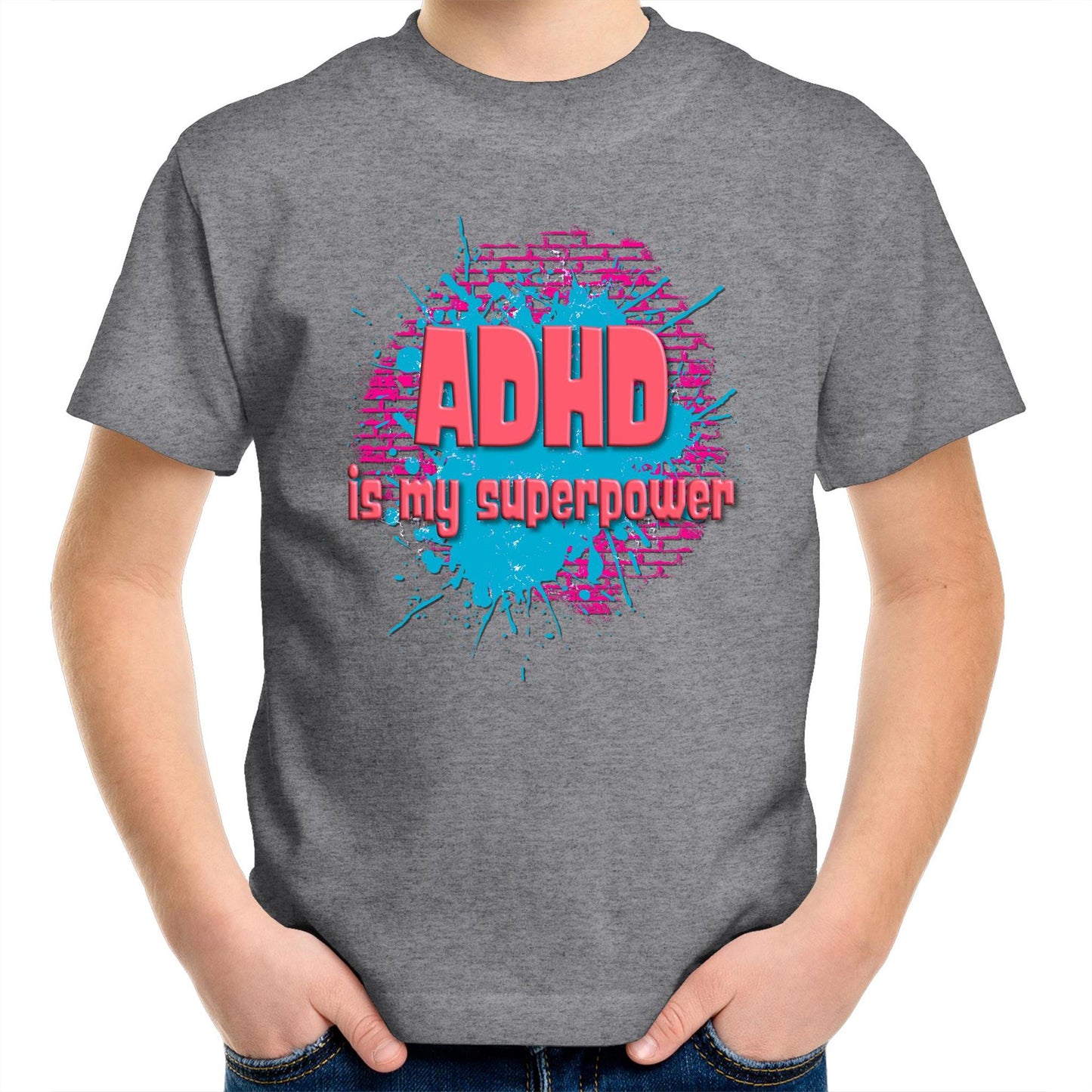 ADHD is my superpower Kids tee