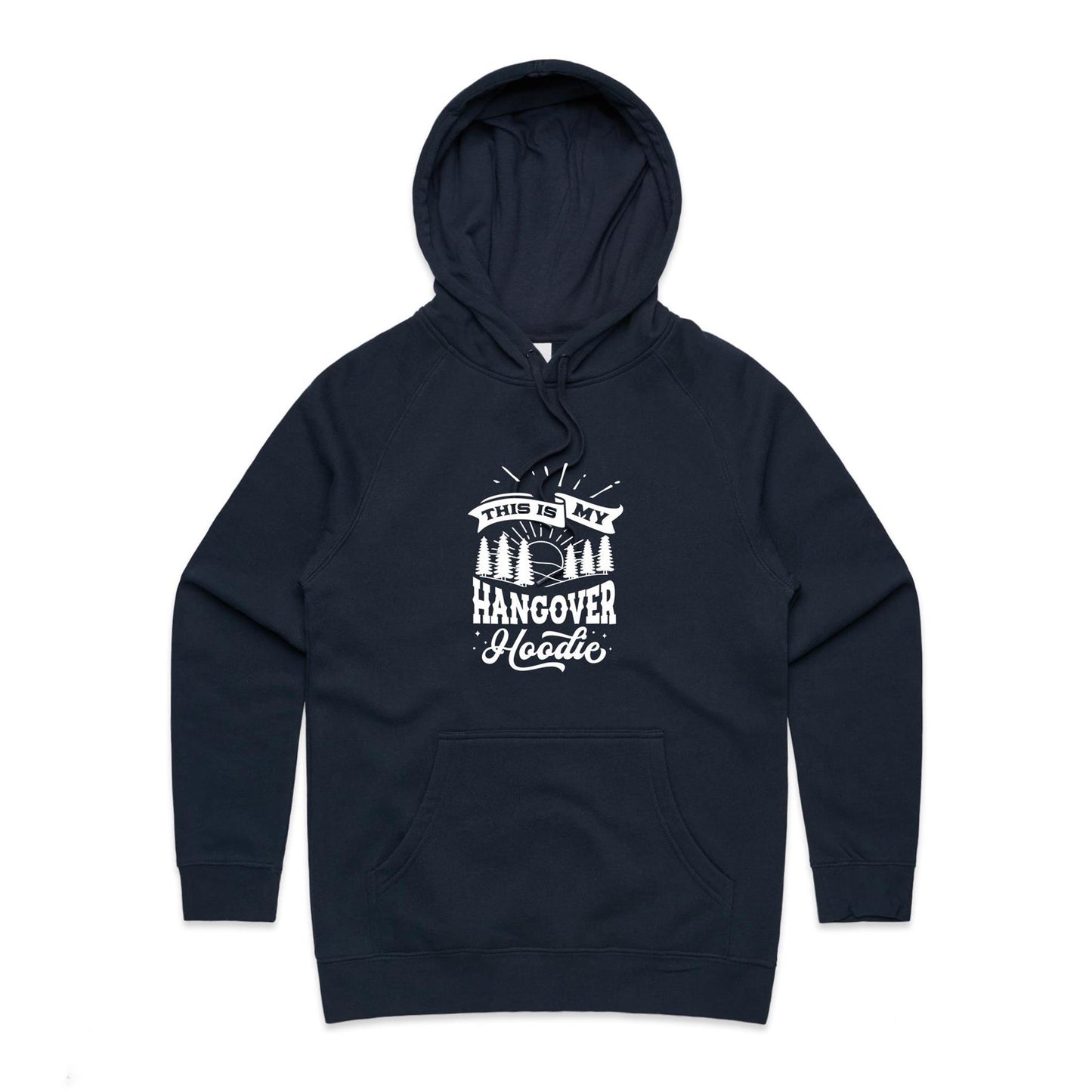 This is my hangover Hoodie (white) womens