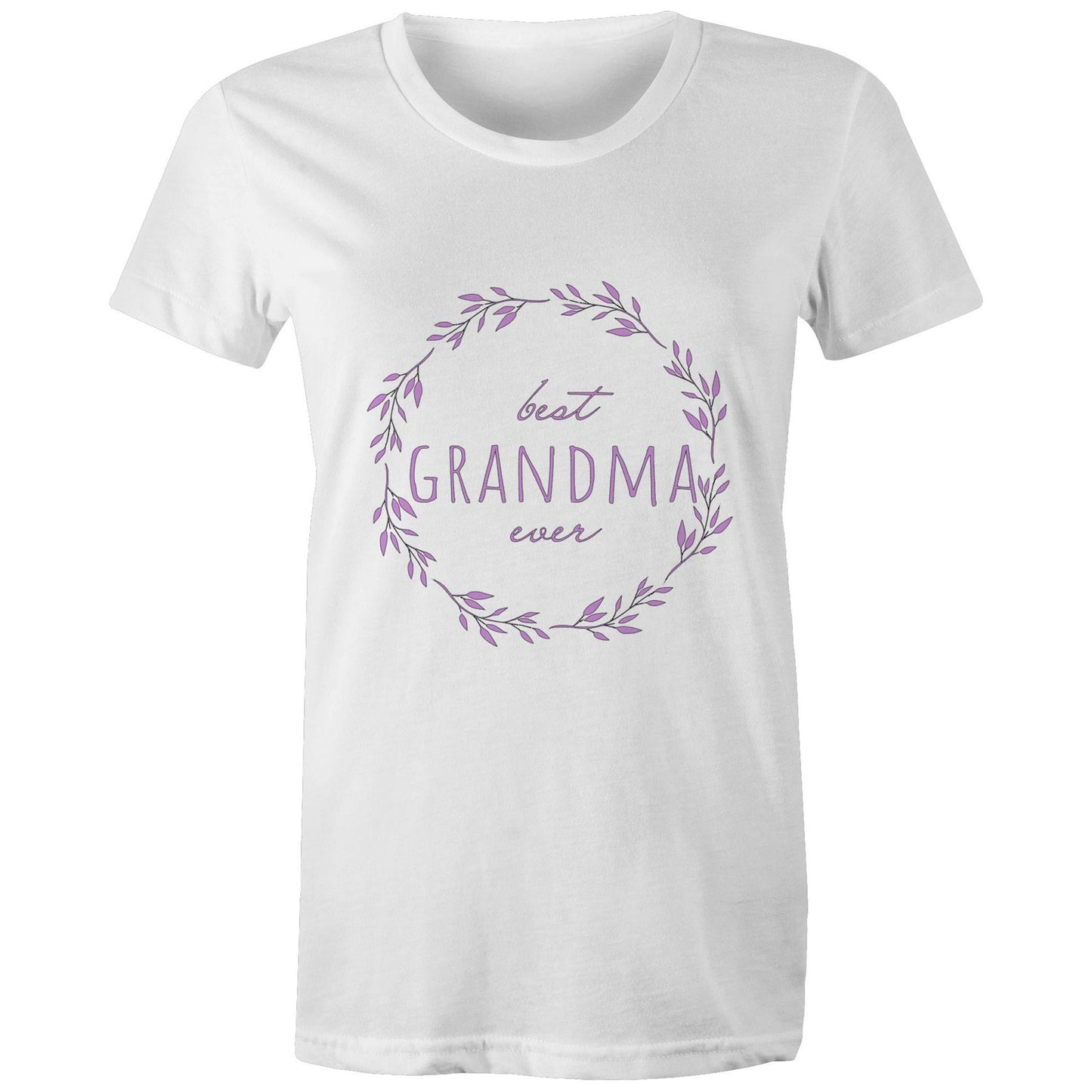 Best Grandma ever purple Adult womens tee