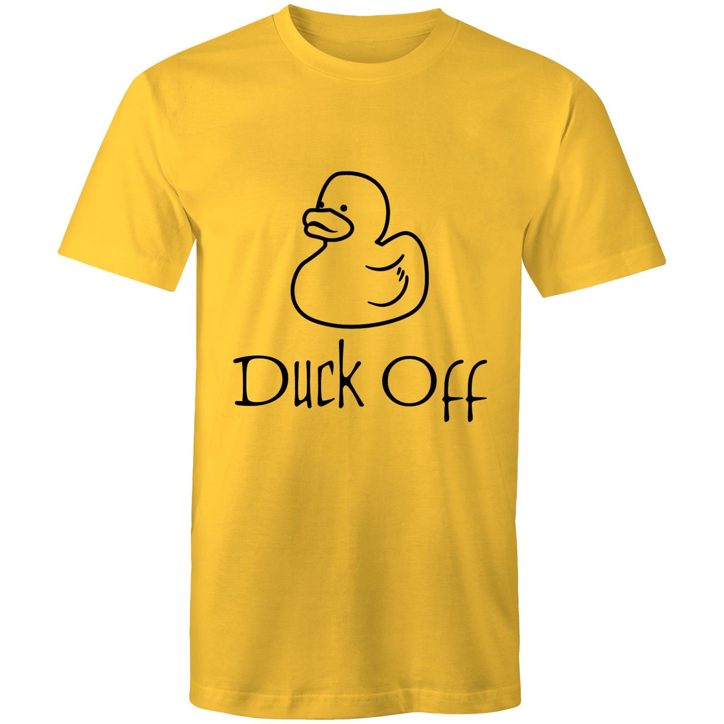 DUCK off Adult mens tee