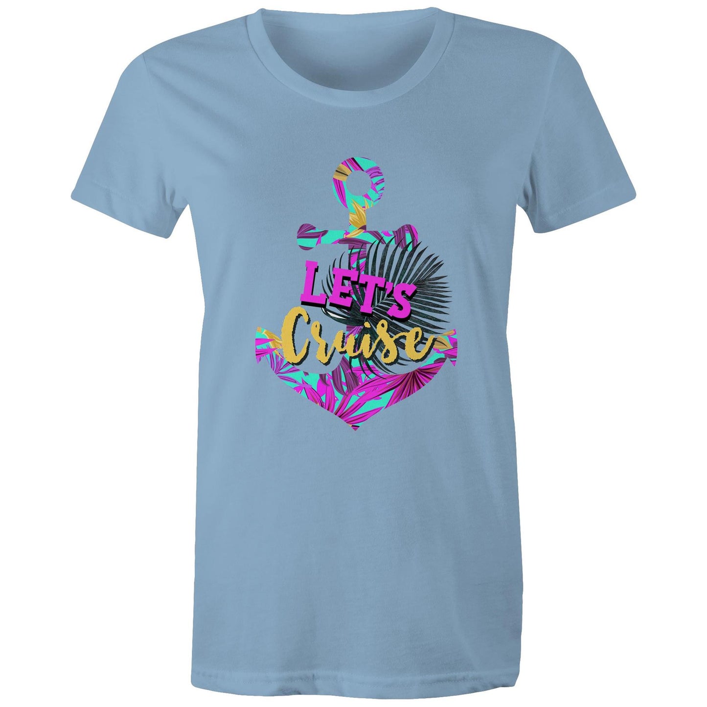 Let's cruise Adult womens tee