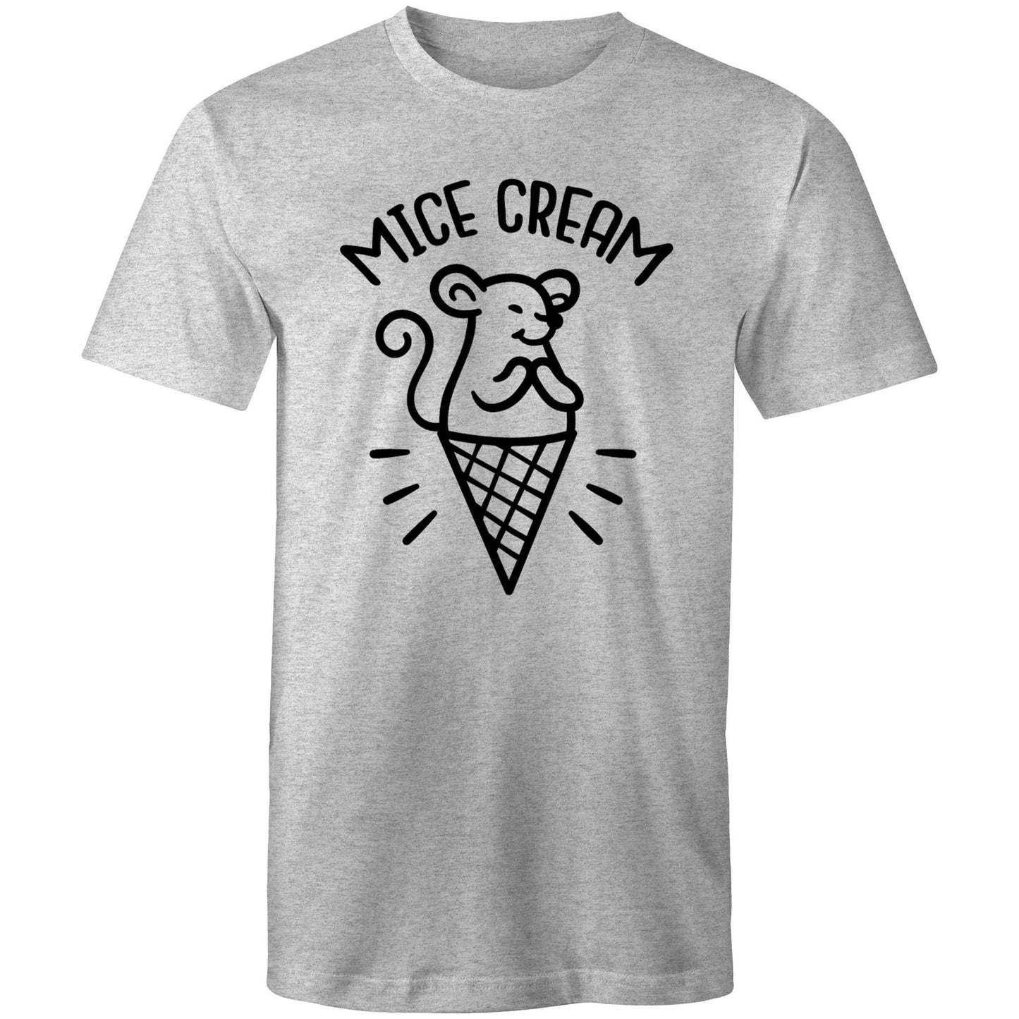 MICE cream Adult mens tee