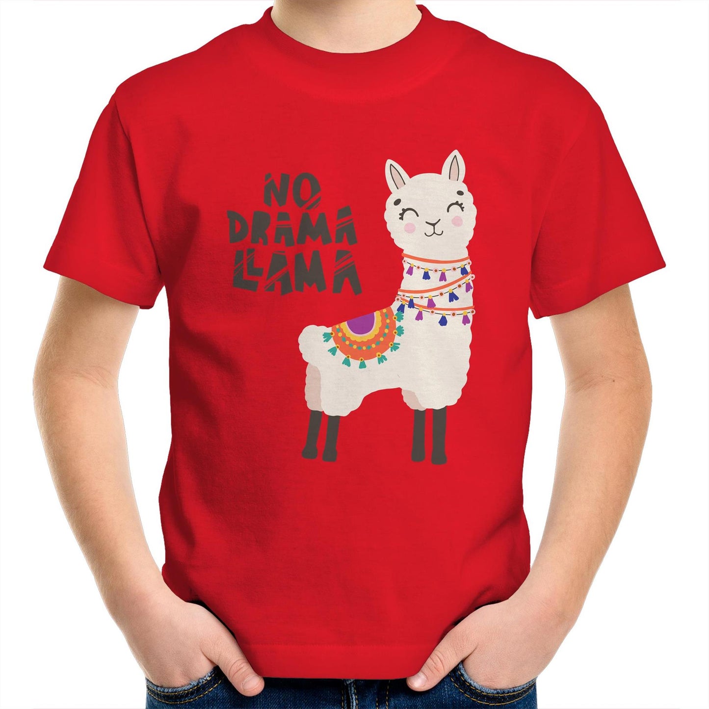 No drama llama Kids tee