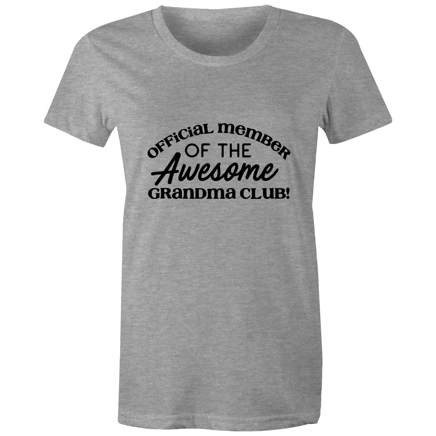 Official member of the awesome grandma club Adult womens tee