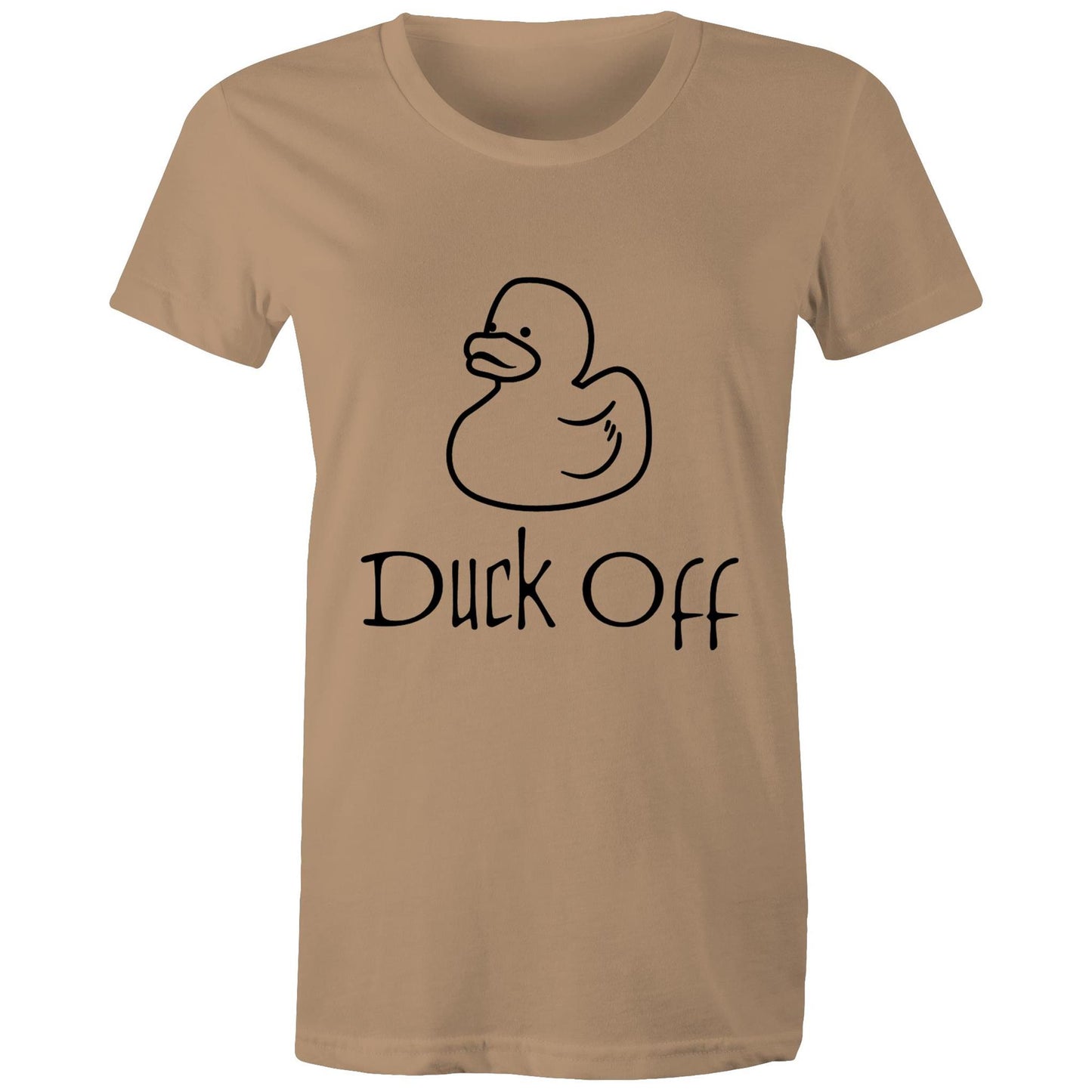 DUCK off Adult womens tee