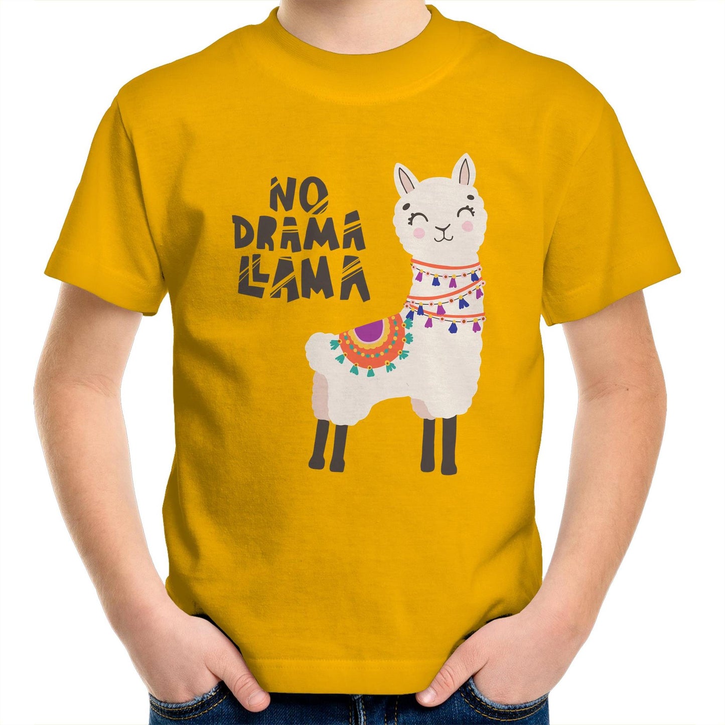 No drama llama Kids tee