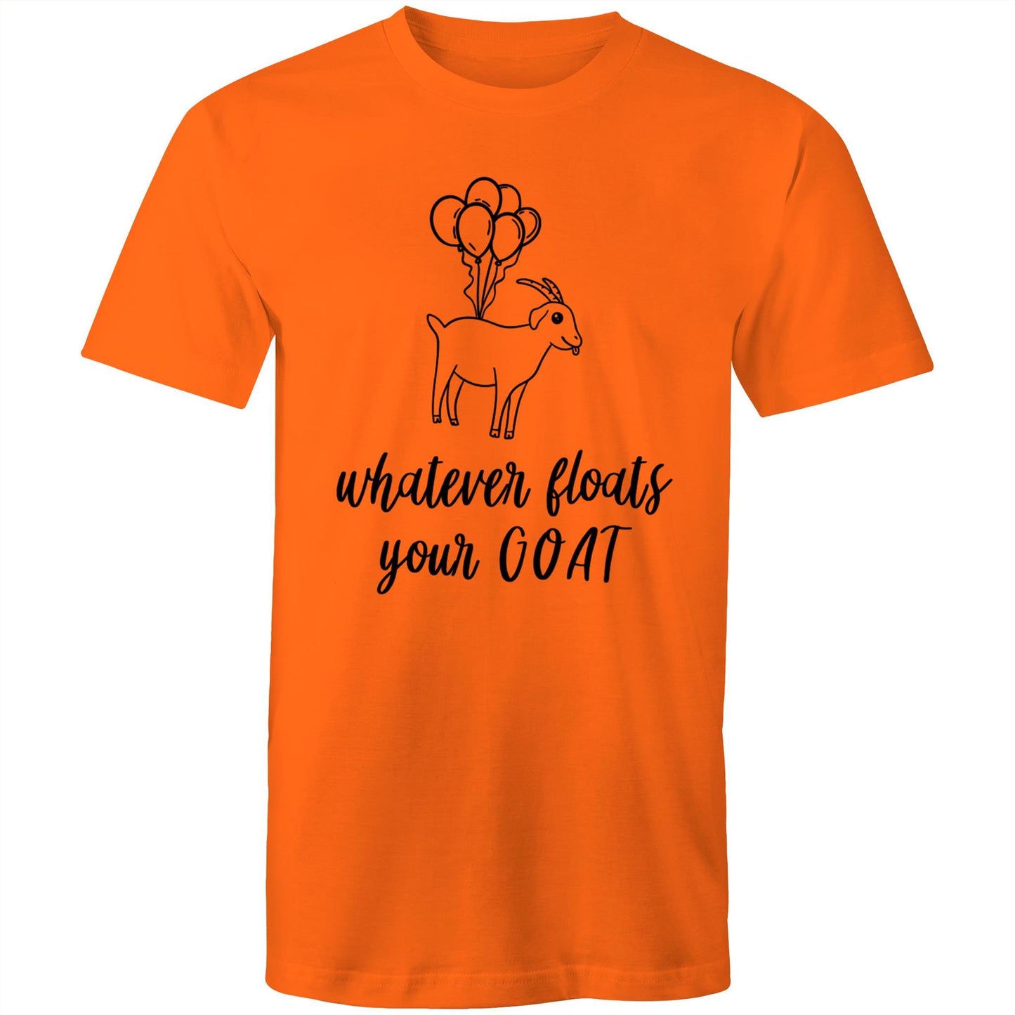 whatever floats your GOAT Adult mens tee