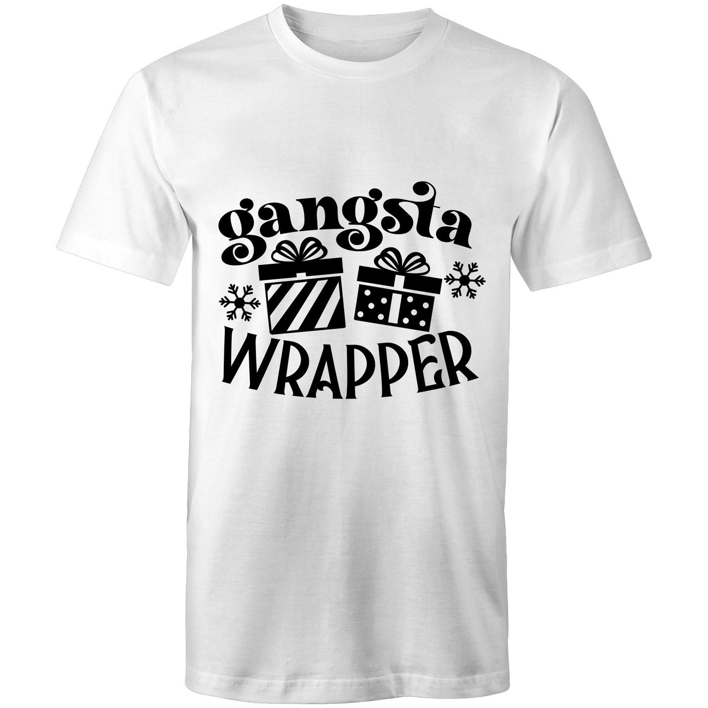 Gangsta wrapper Adult mens tee