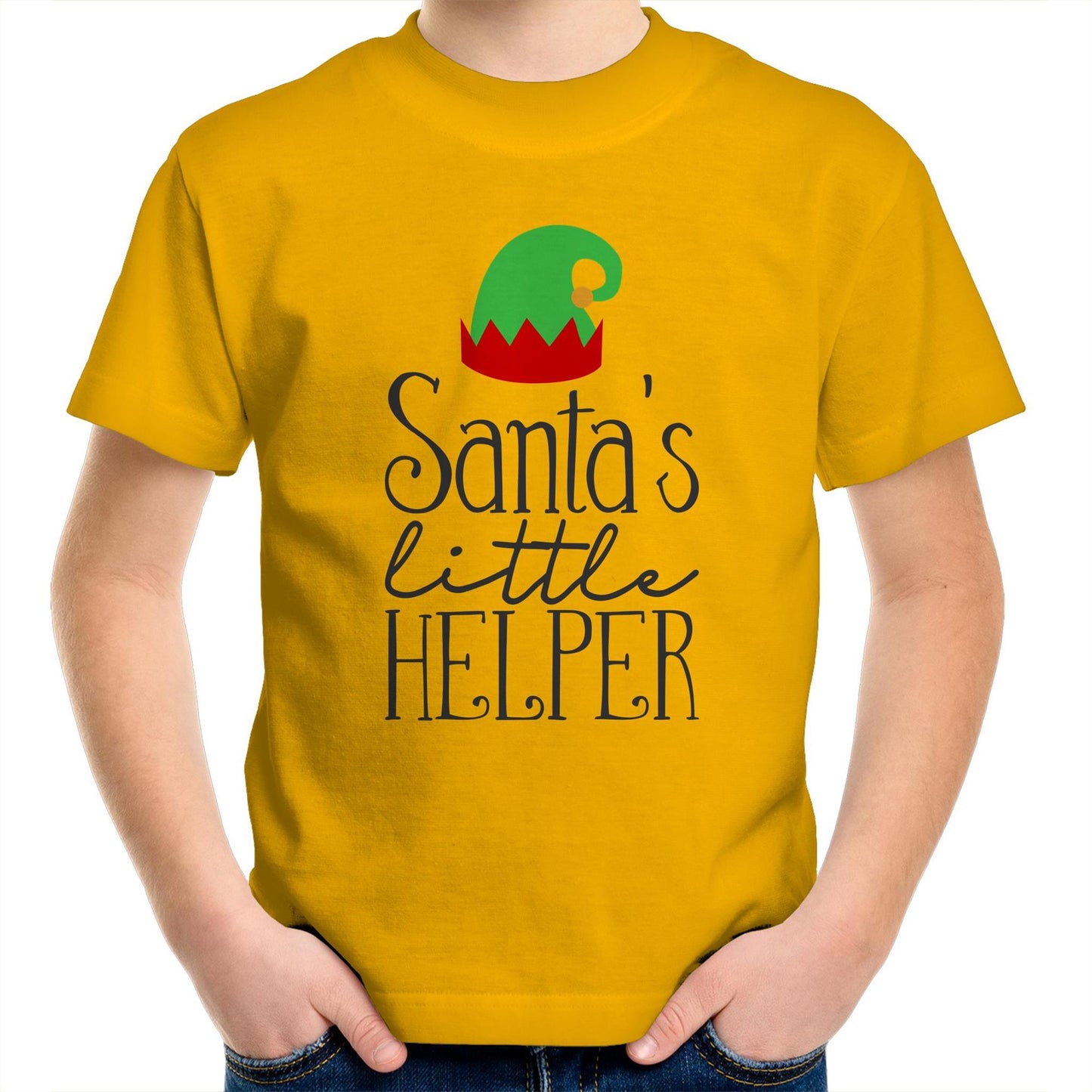 Santa's little helper Kids tee