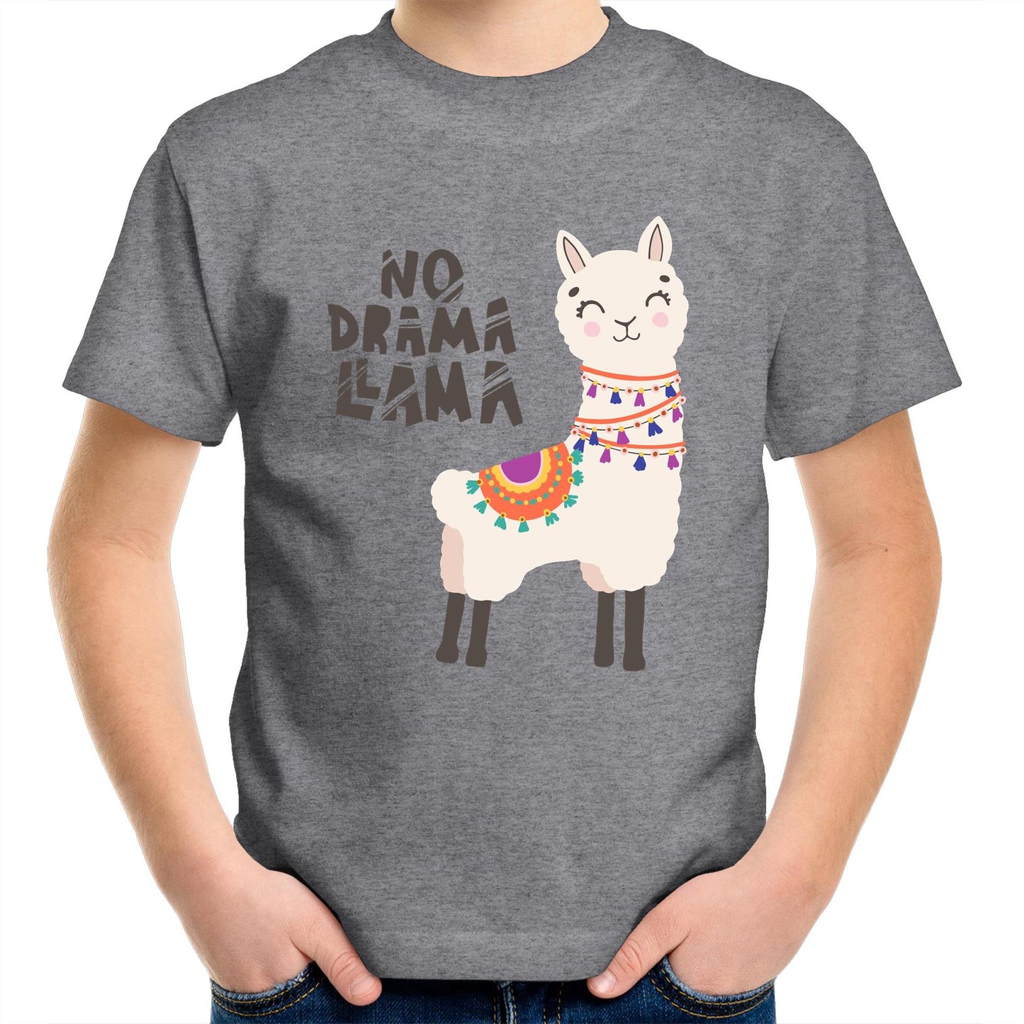 No drama llama Kids tee