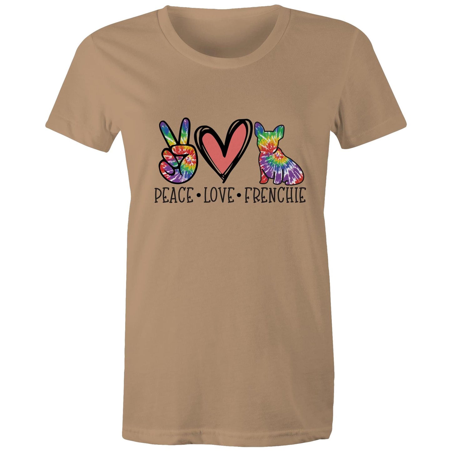 peace.love.frenchie Adult womens tee