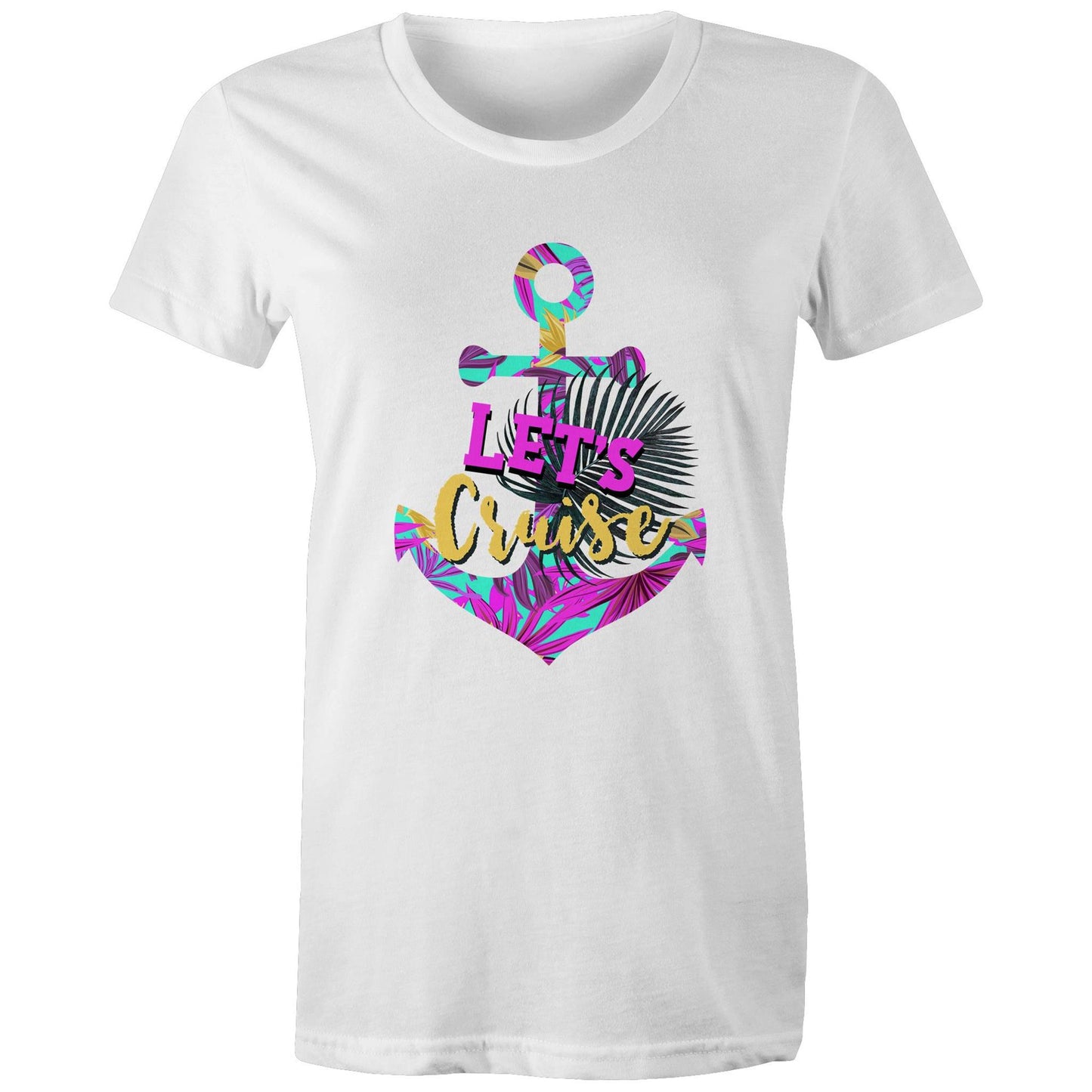 Let's cruise Adult womens tee