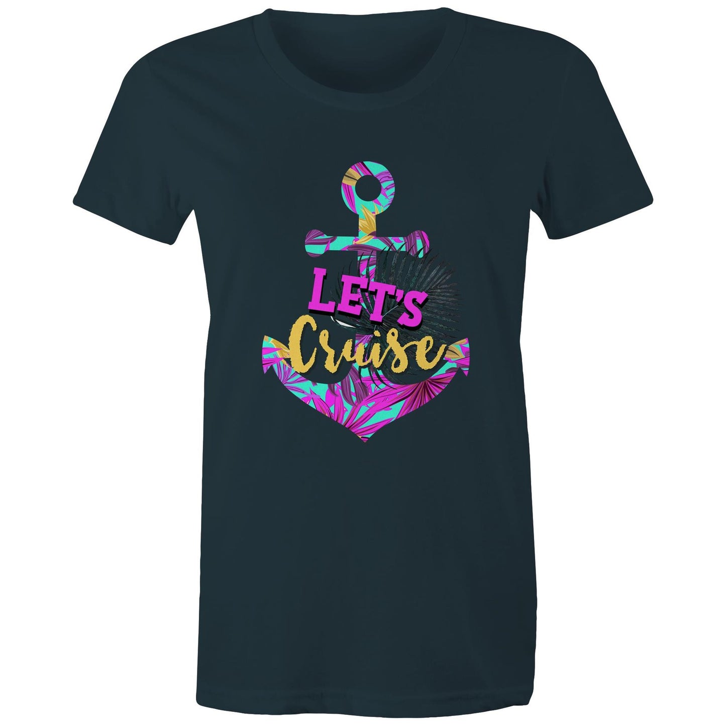 Let's cruise Adult womens tee