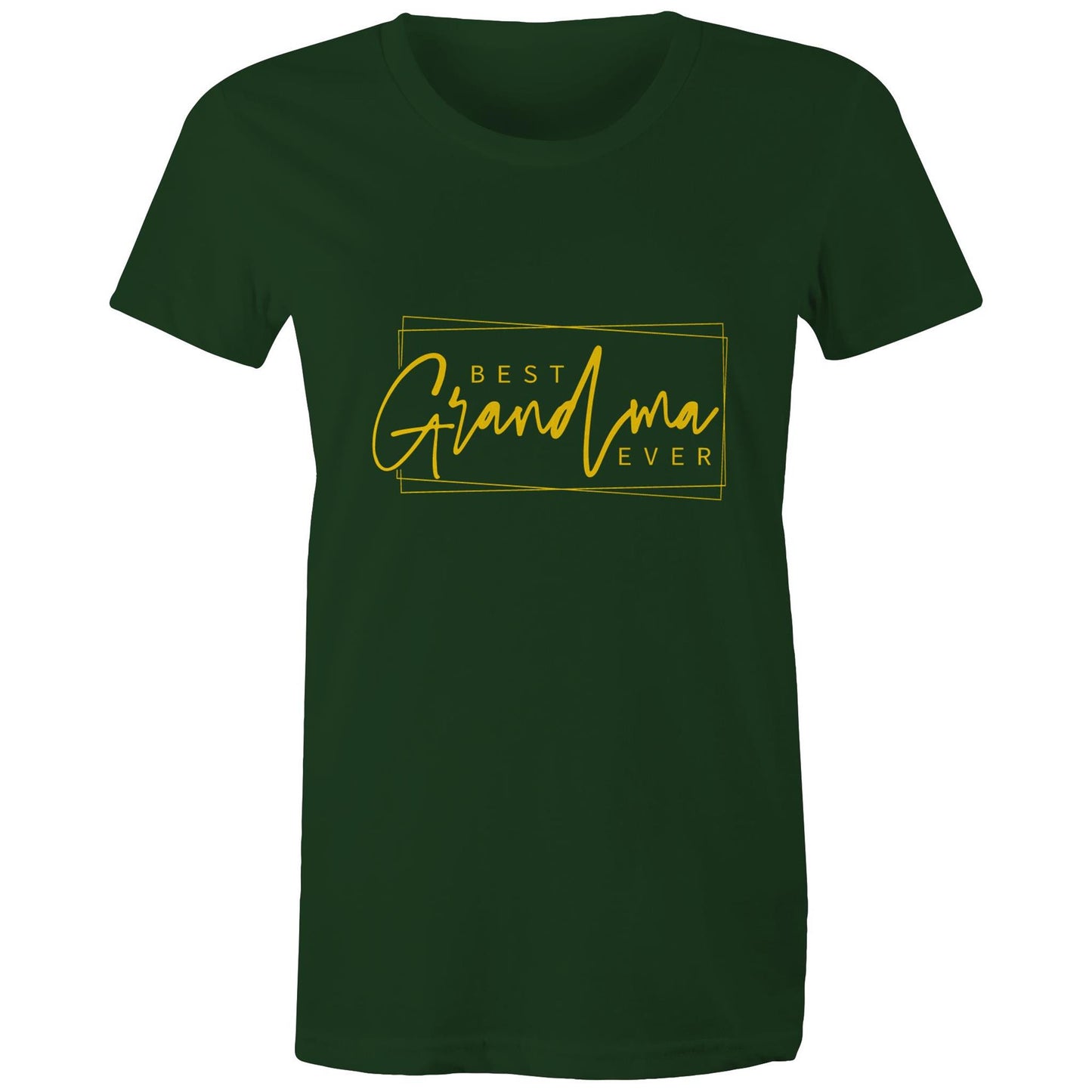 Best grandma ever gold Adult womens tee