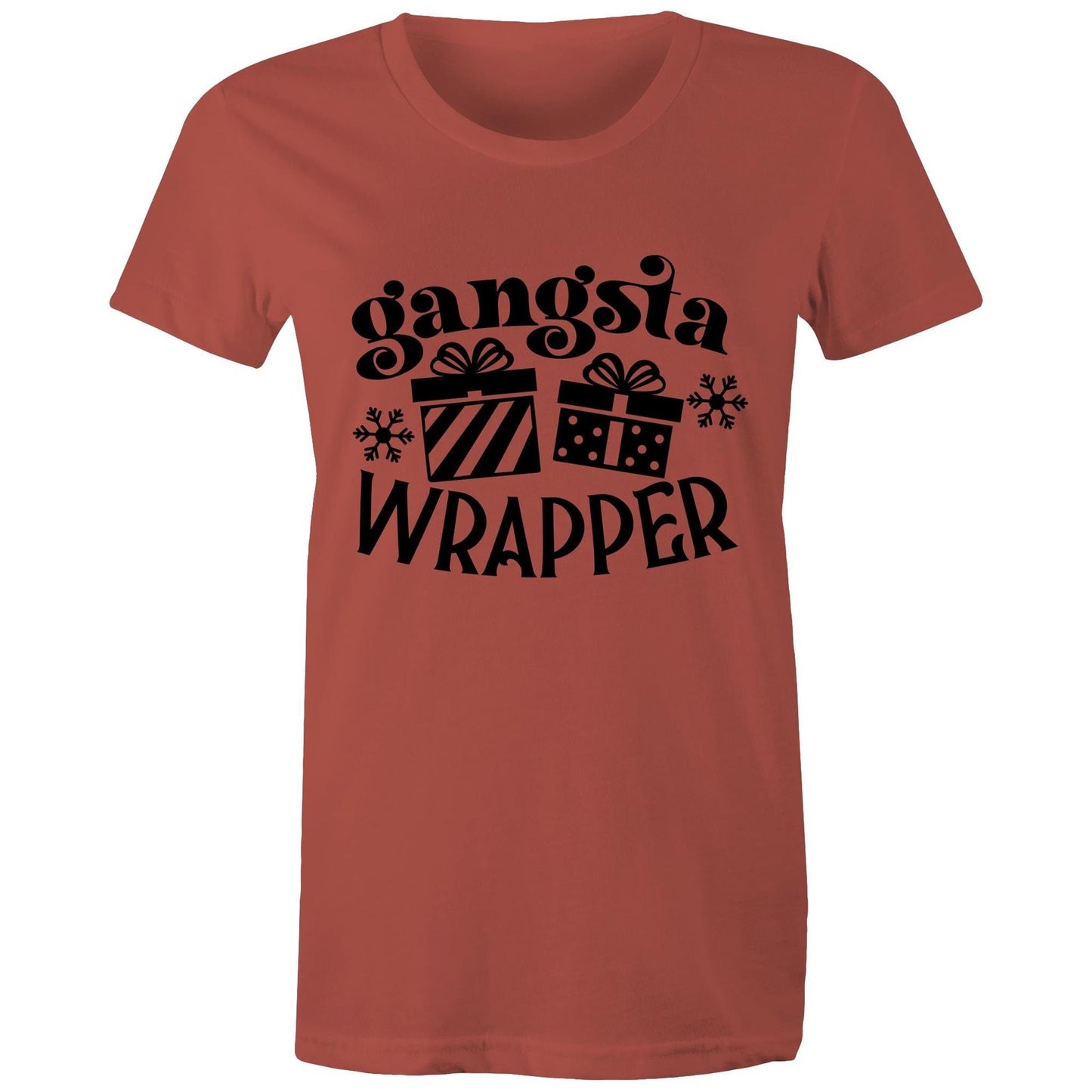 Gangsta wrapper Adult womens tee