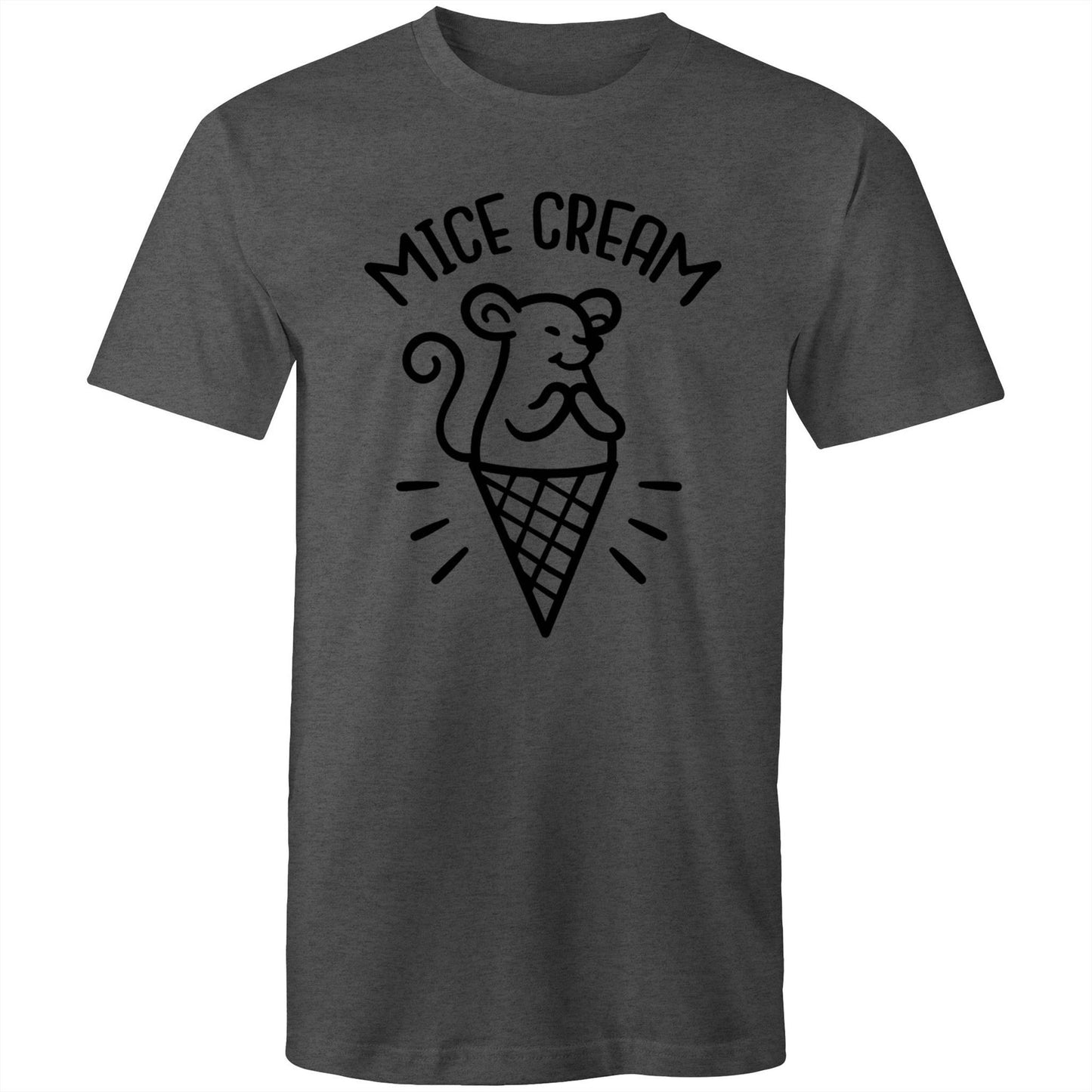 MICE cream Adult mens tee