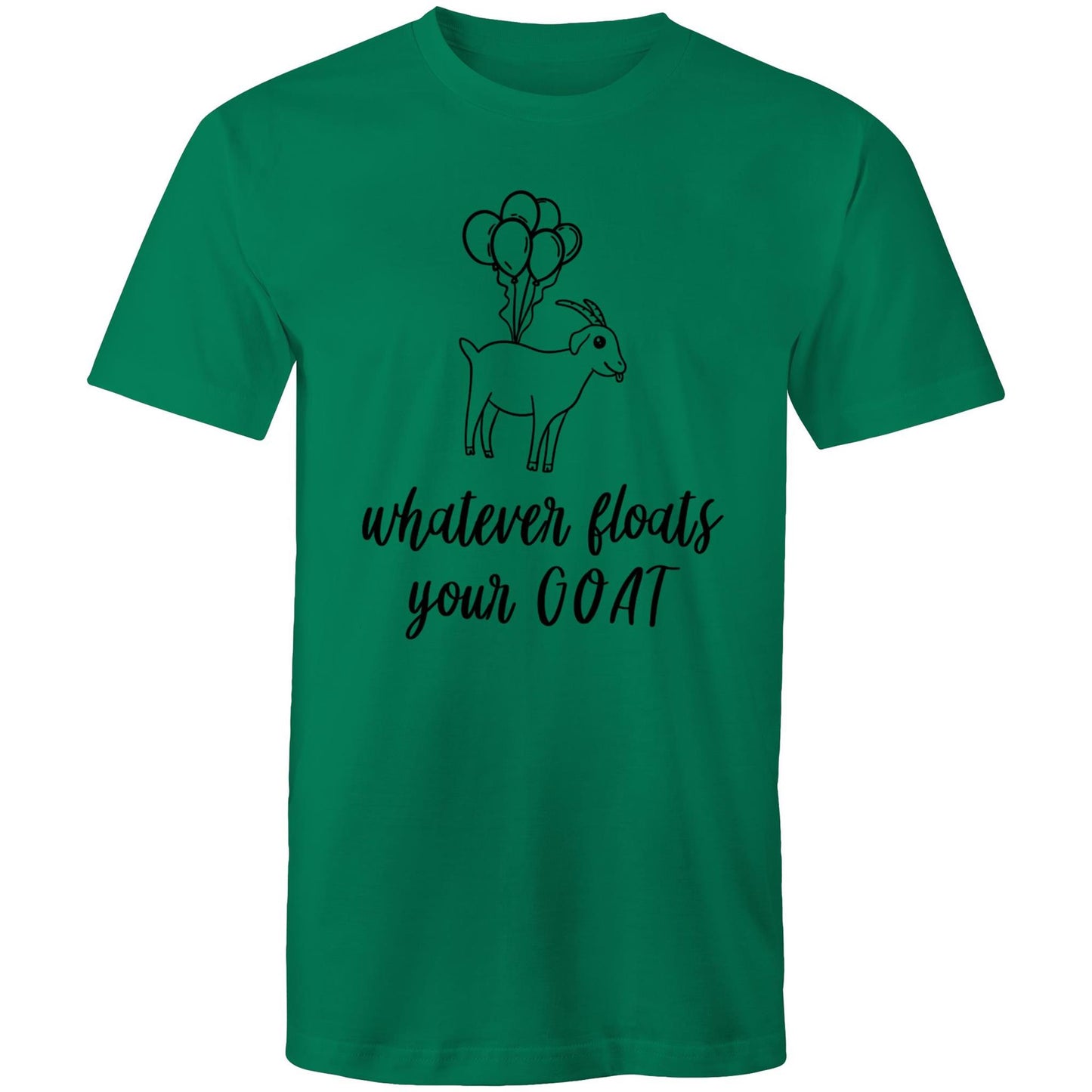 whatever floats your GOAT Adult mens tee