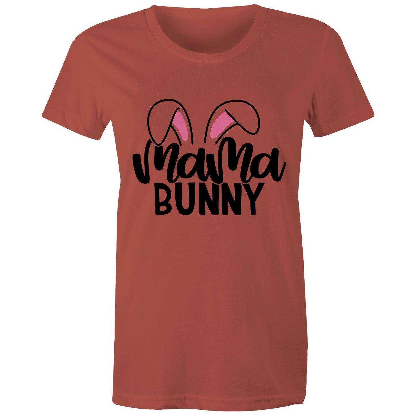 Mama bunny Adult womens tee