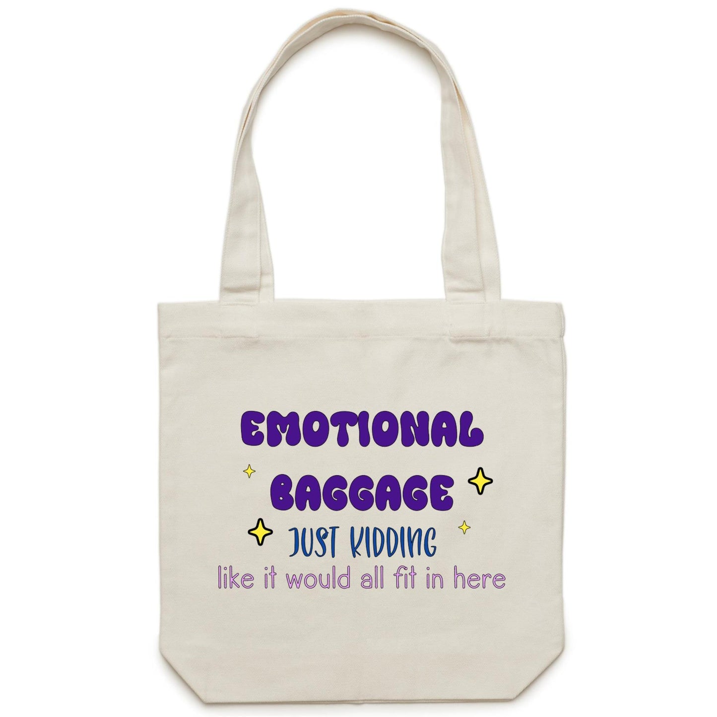 Emotional Baggage Canvas Tote Bag Misc.