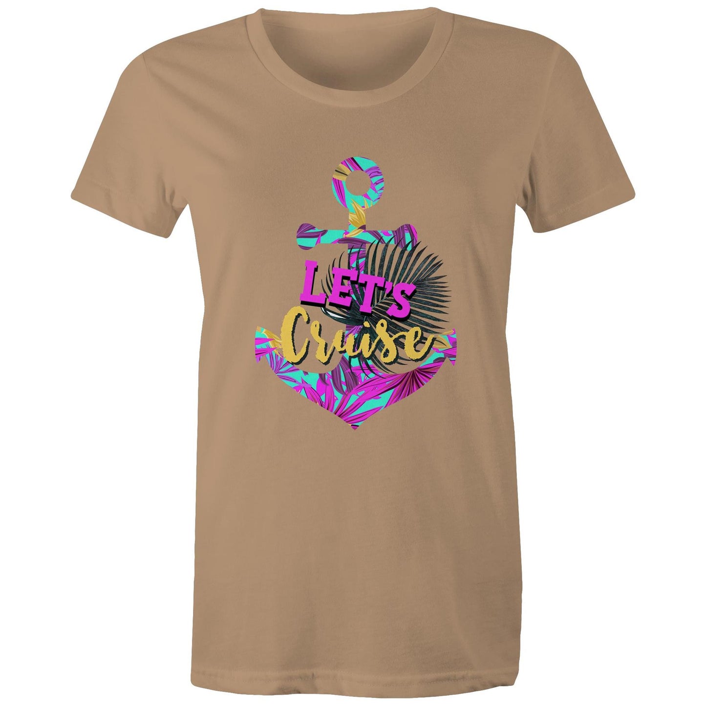 Let's cruise Adult womens tee