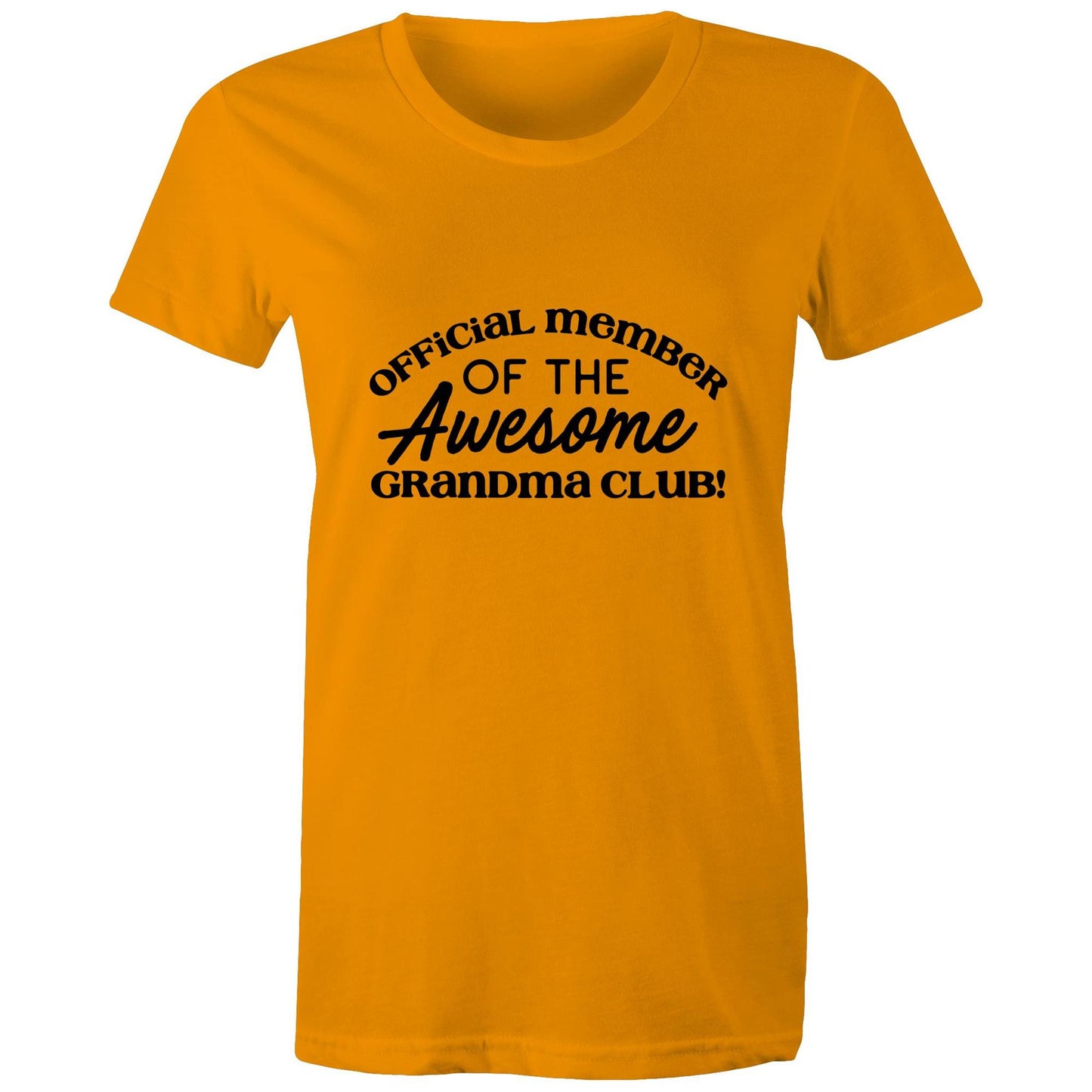 Official member of the awesome grandma club Adult womens tee