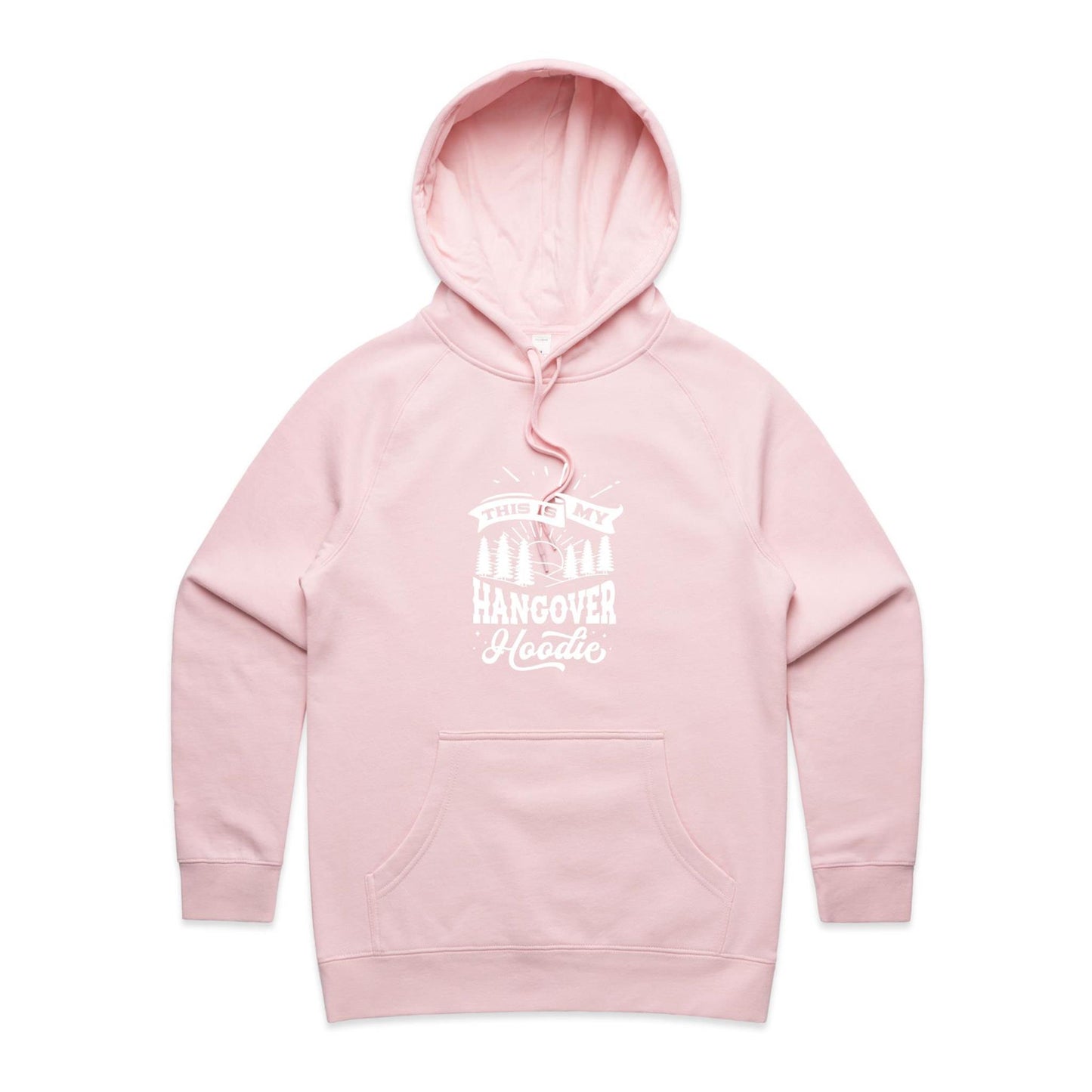 This is my hangover Hoodie (white) womens