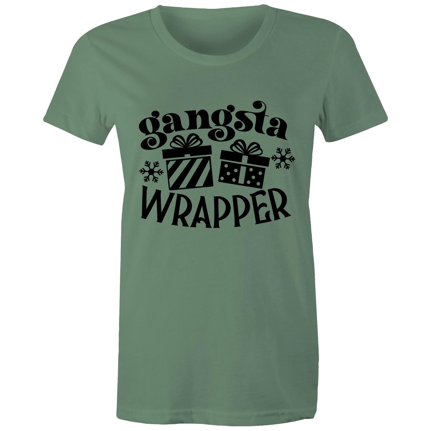 Gangsta wrapper Adult womens tee