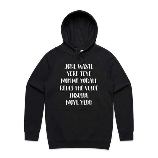 Jone waste yore toye monme Adult hoodie