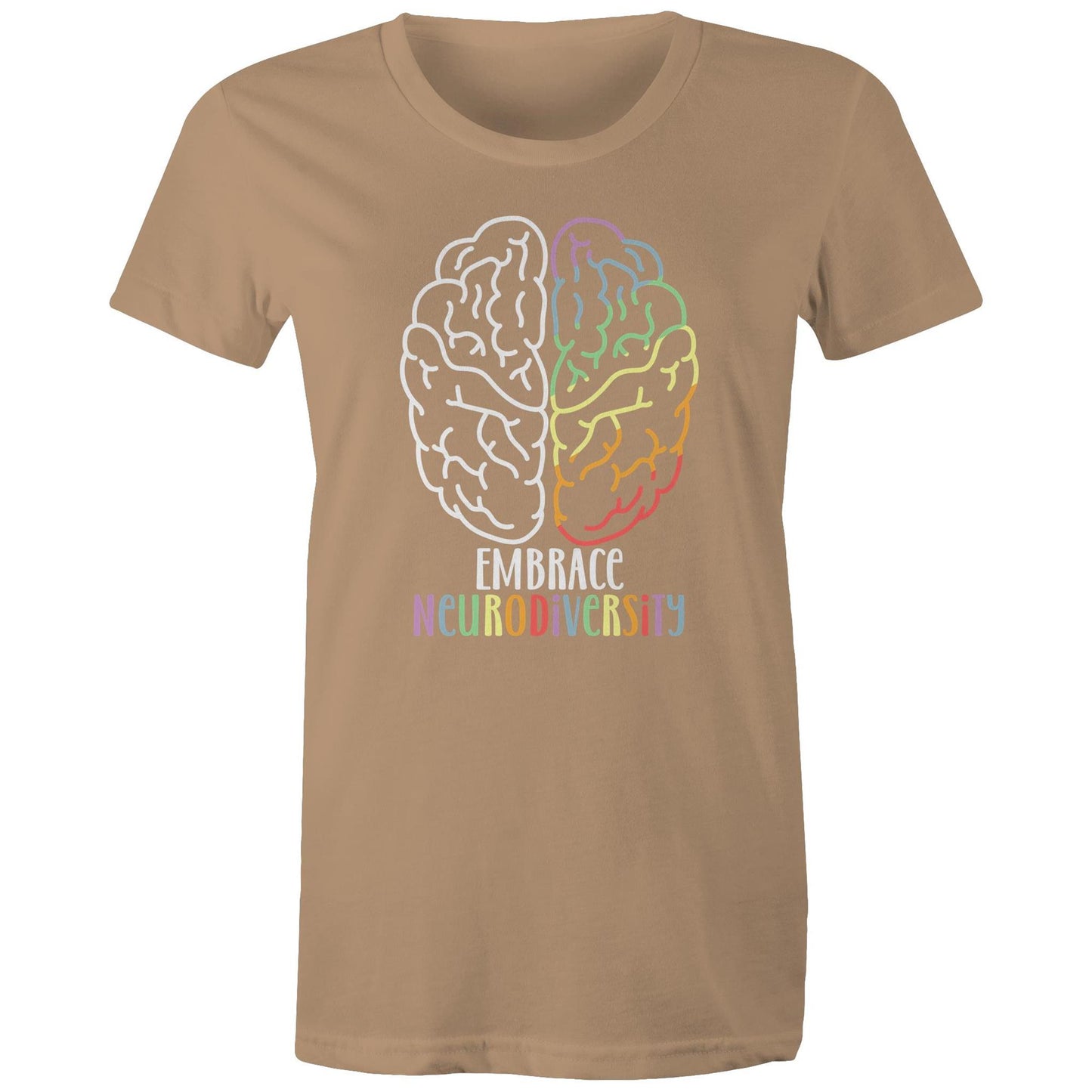 Embrace neurodiversity Adult womens tee