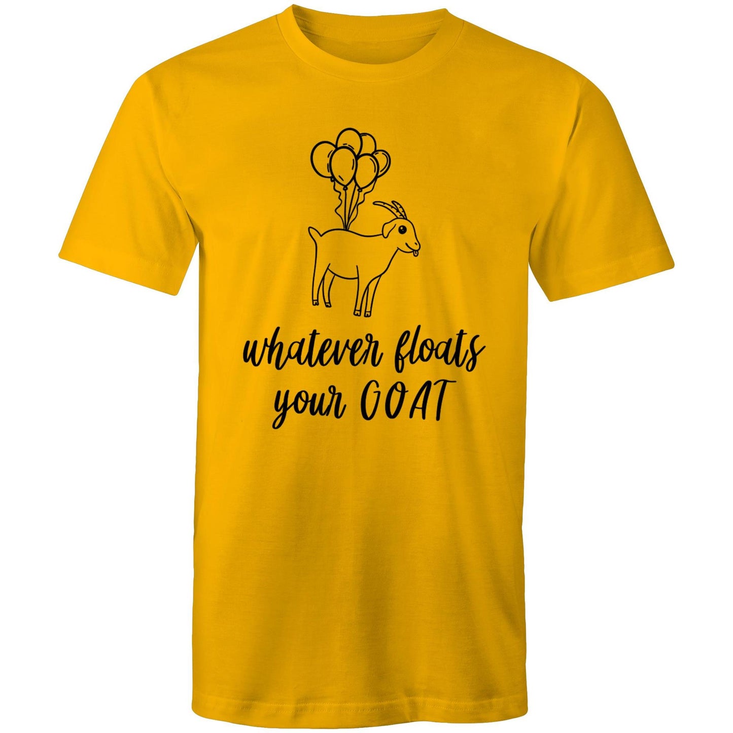 whatever floats your GOAT Adult mens tee