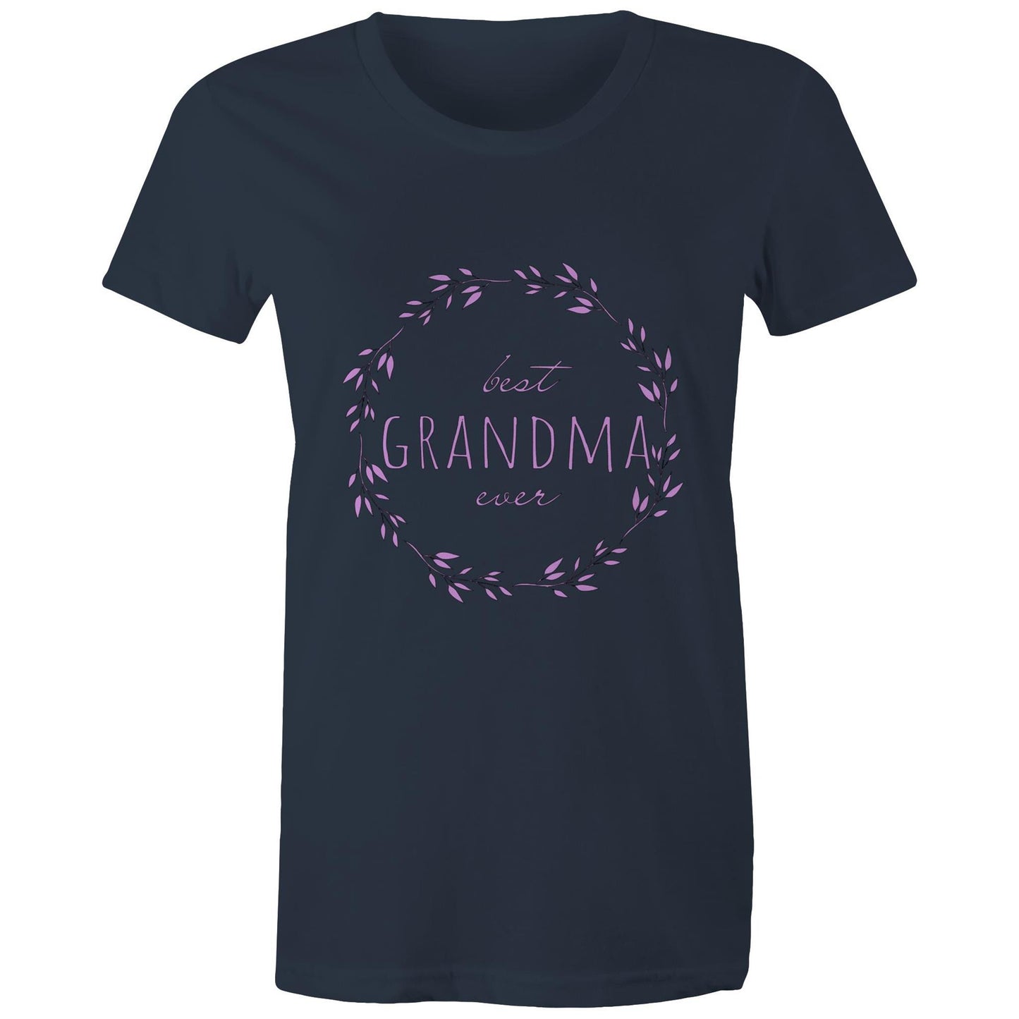 Best Grandma ever purple Adult womens tee