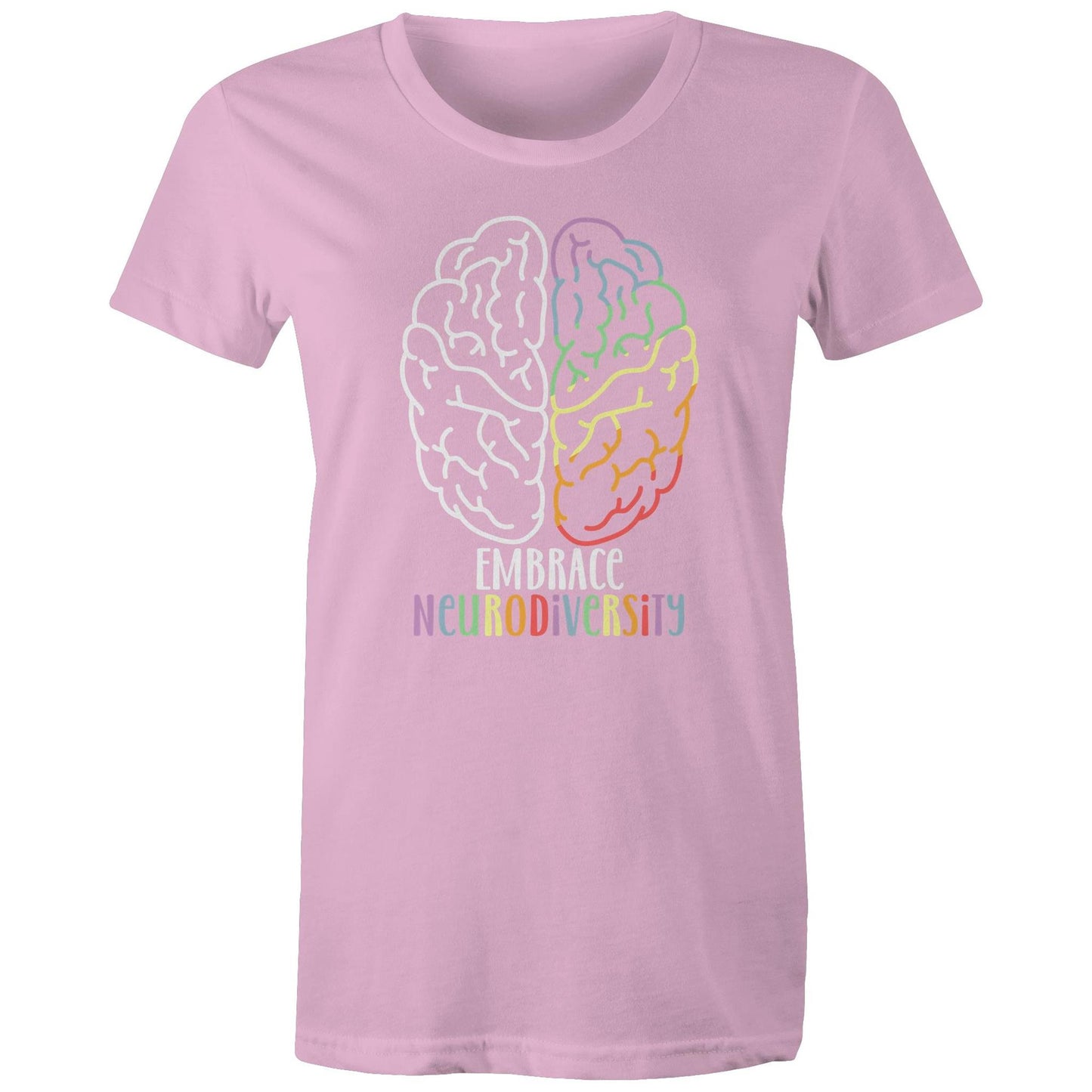 Embrace neurodiversity Adult womens tee