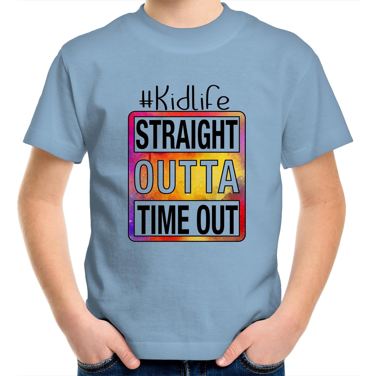 Straight outta time out Kids tee