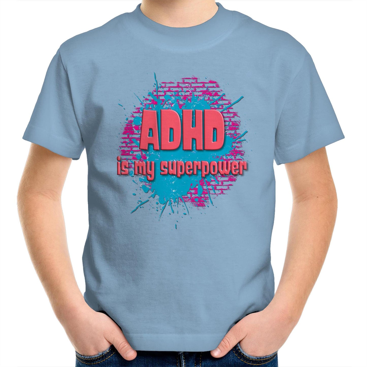 ADHD is my superpower Kids tee