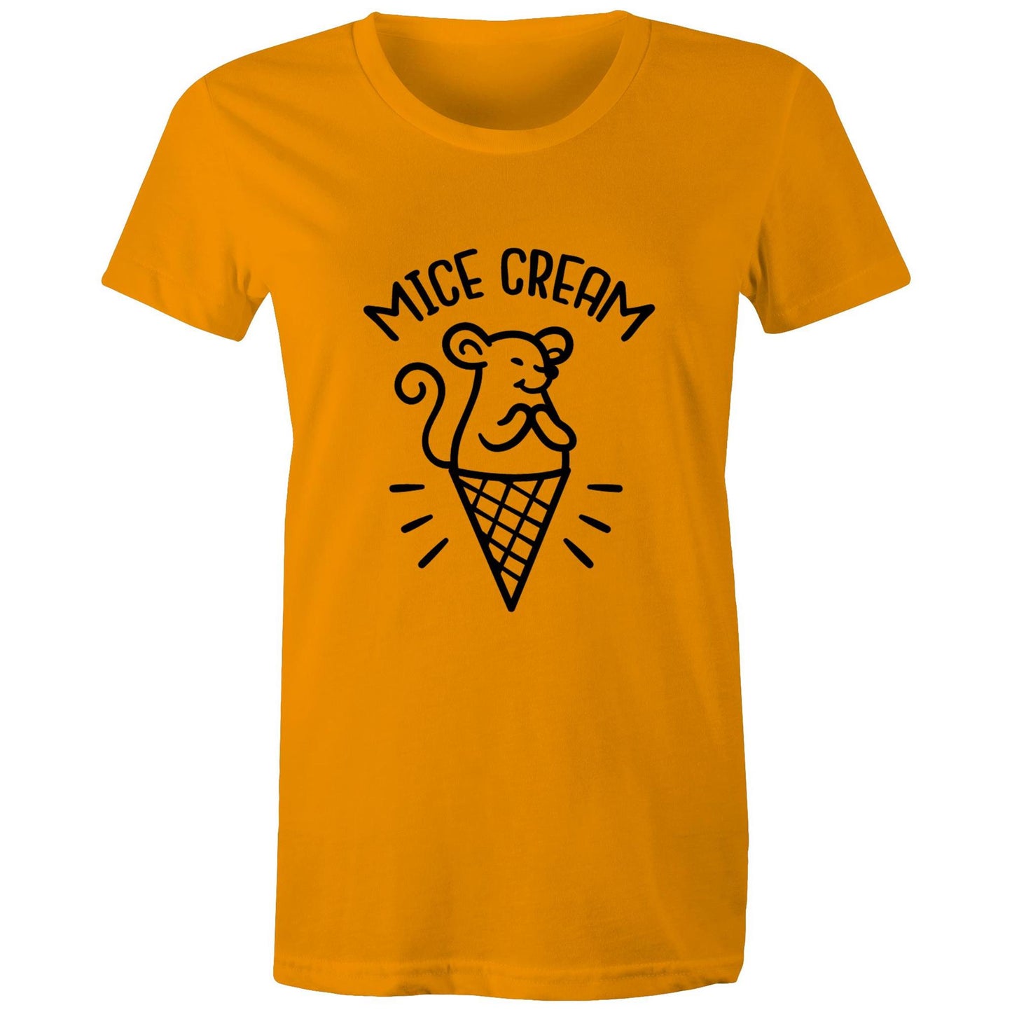 MICE cream Adult womens tee