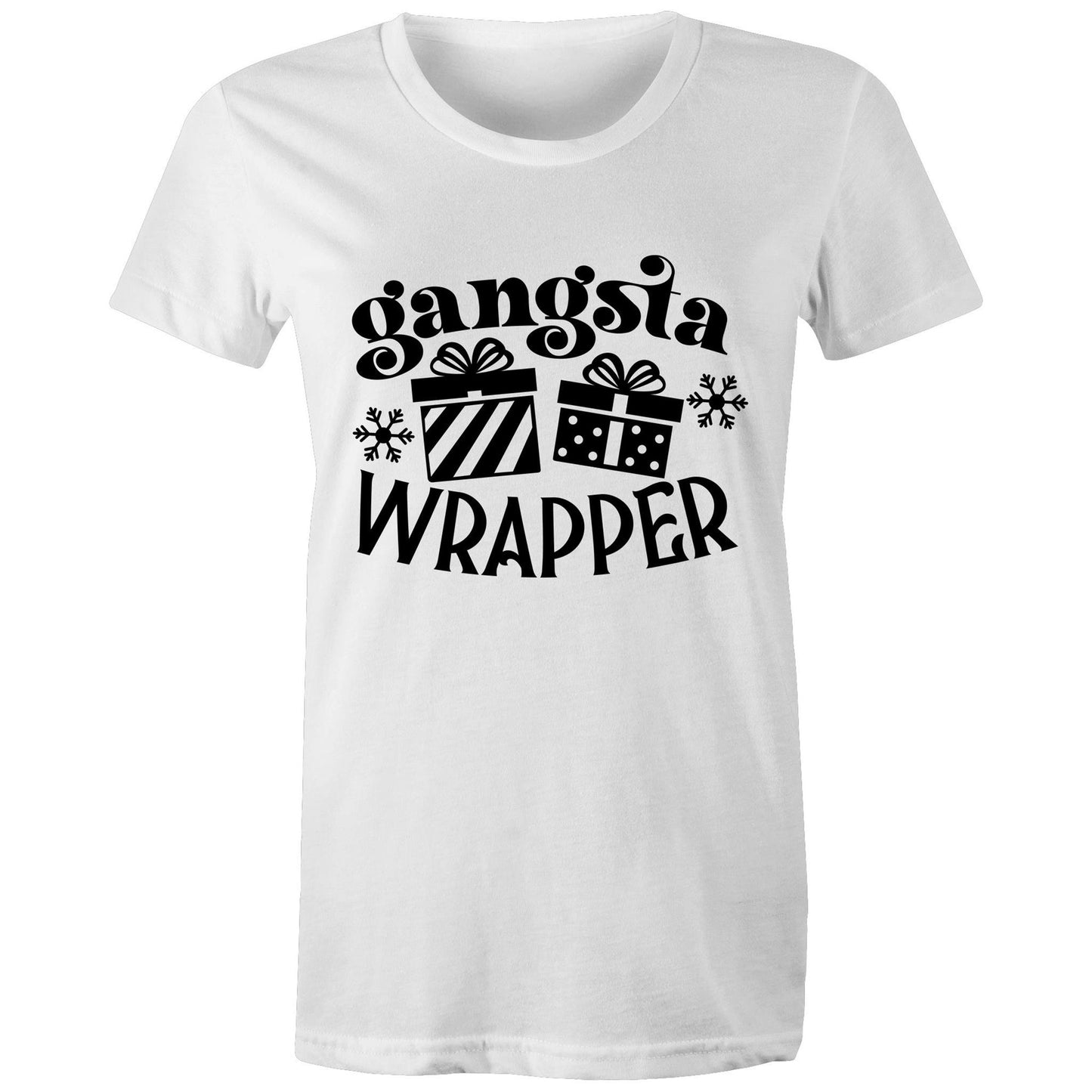 Gangsta wrapper Adult womens tee