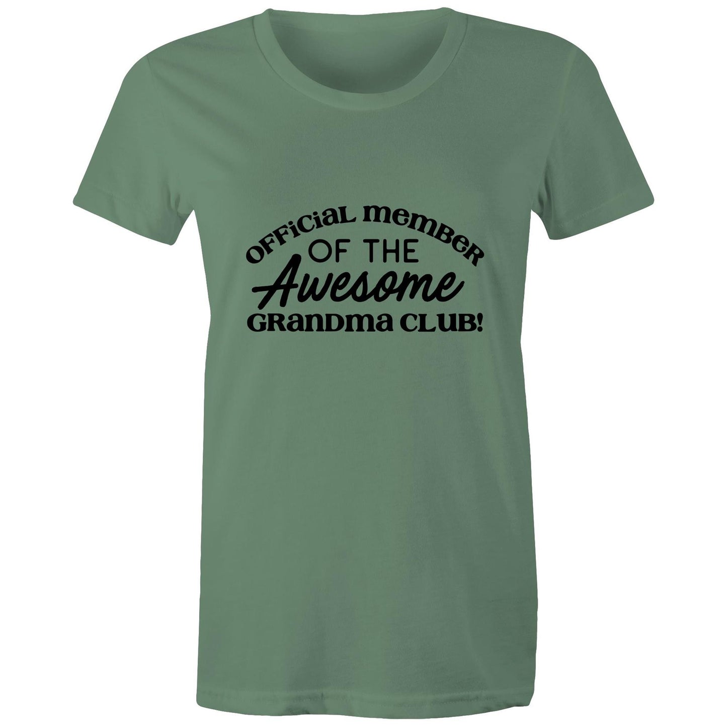 Official member of the awesome grandma club Adult womens tee