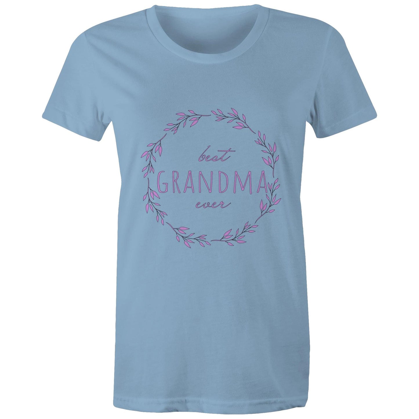 Best Grandma ever purple Adult womens tee