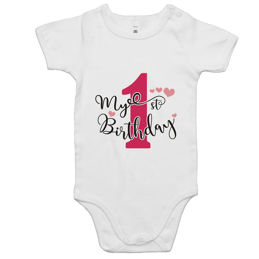 My 1st Birthday Bodysuit