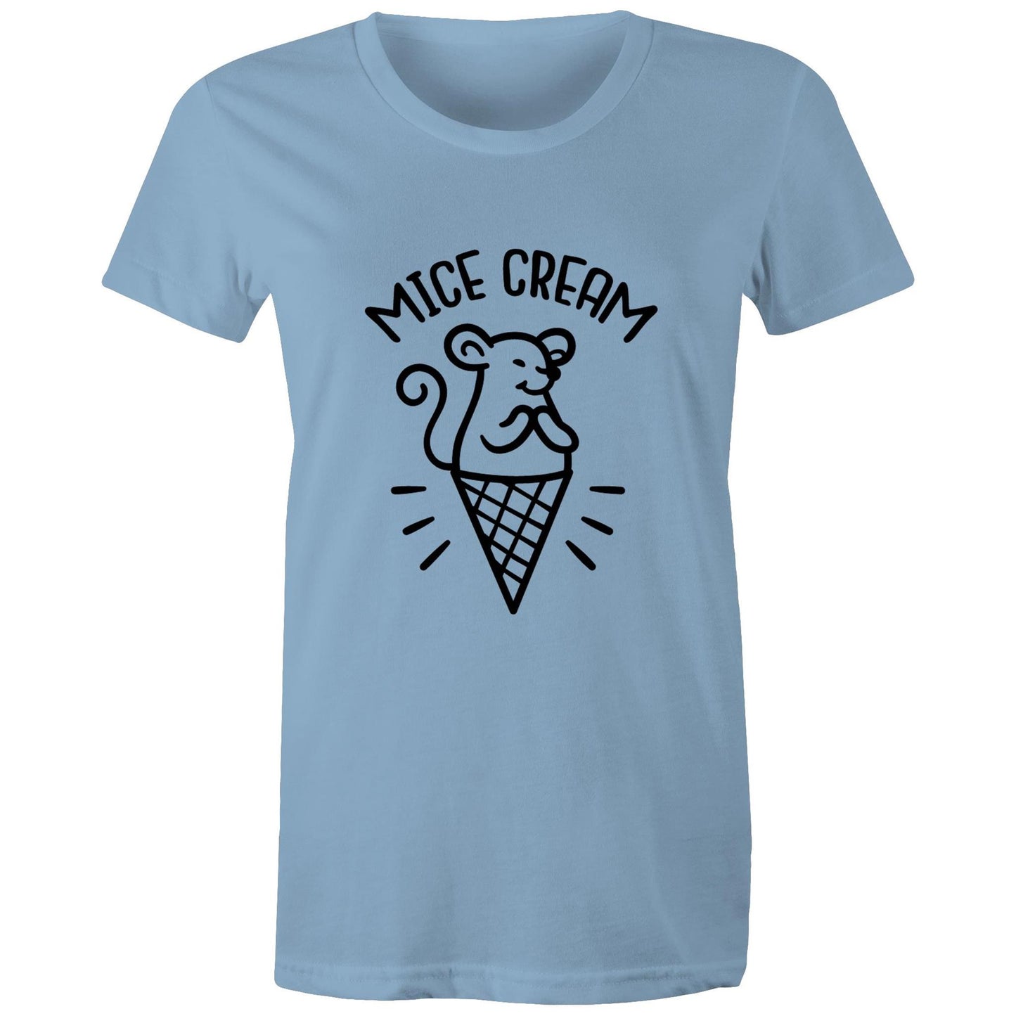 MICE cream Adult womens tee