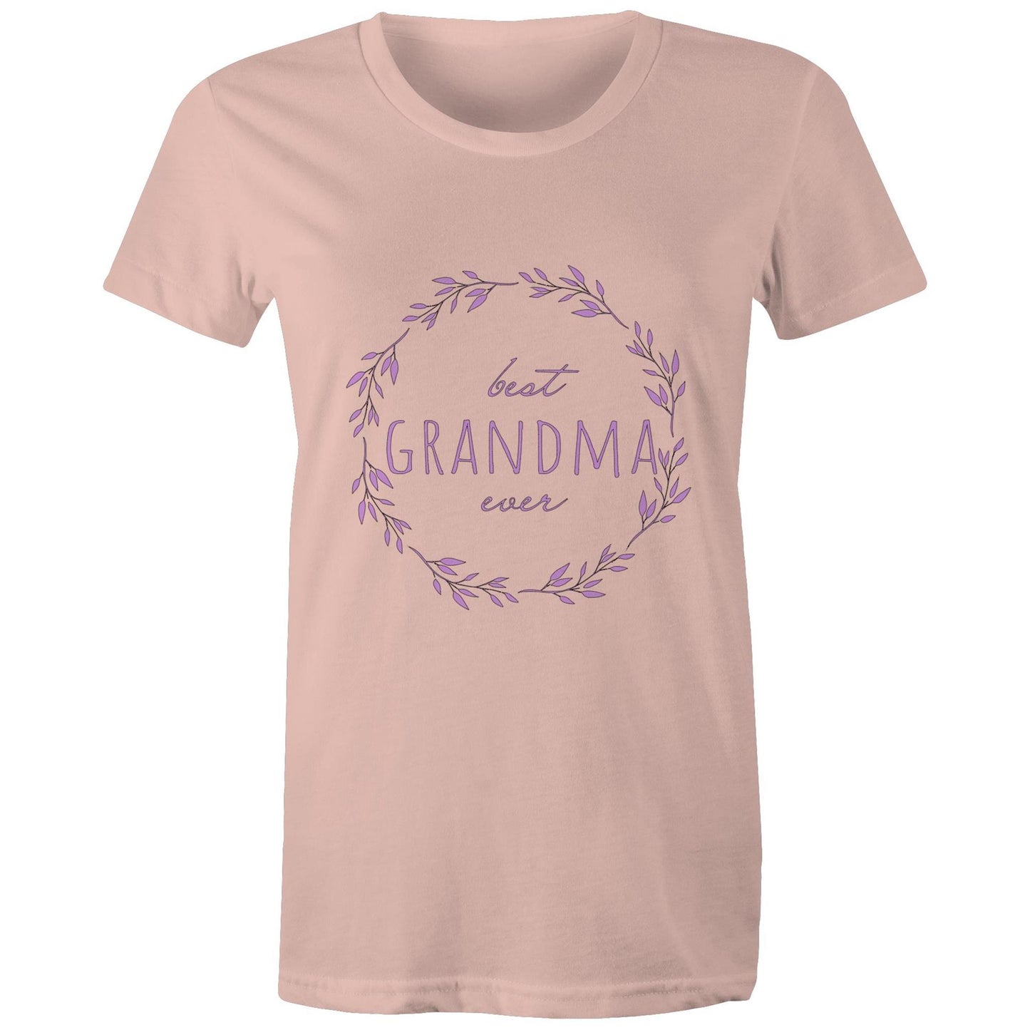 Best Grandma ever purple Adult womens tee