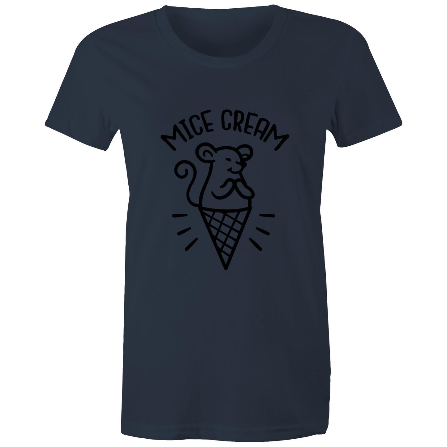 MICE cream Adult womens tee