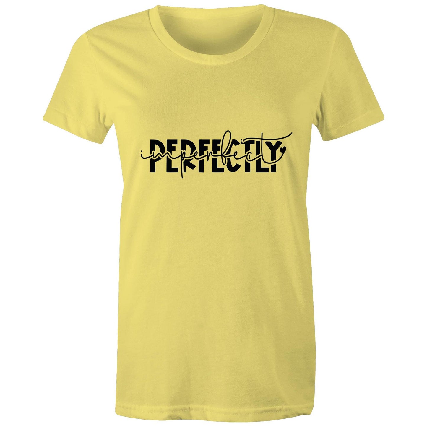 Perfectly Imperfect Adult womens tee