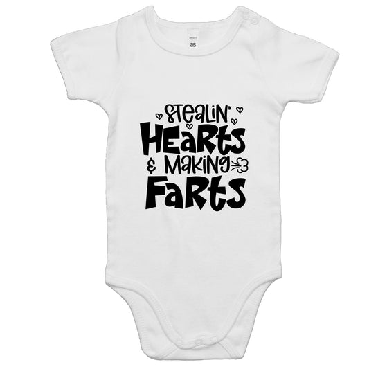 Stealin' hearts & making farts Bodysuit