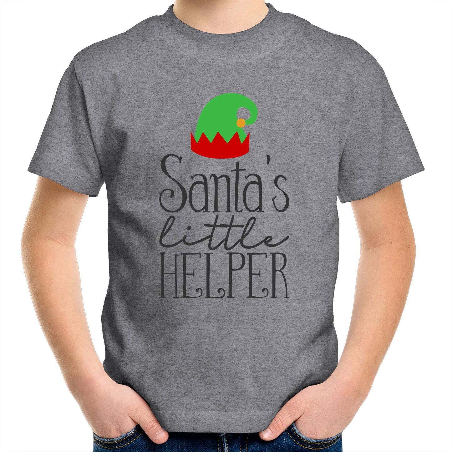 Santa's little helper Kids tee