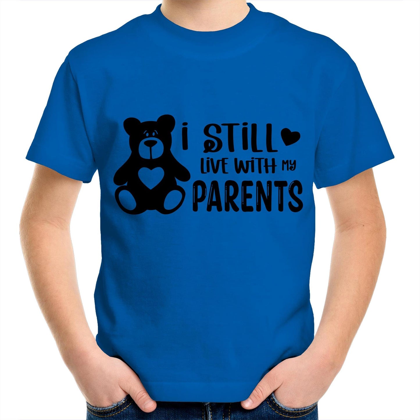 I still live with my parents Kids tee