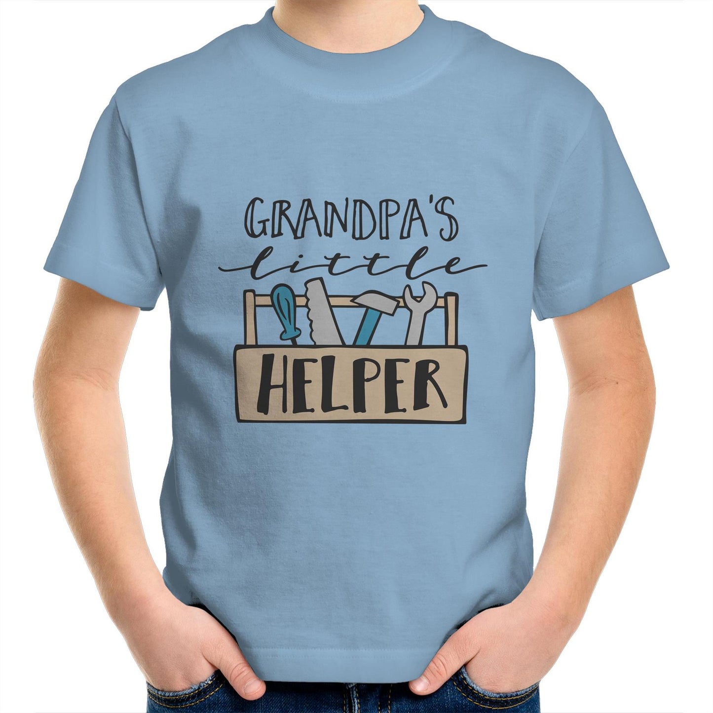 Grandpas little helper Kids tee