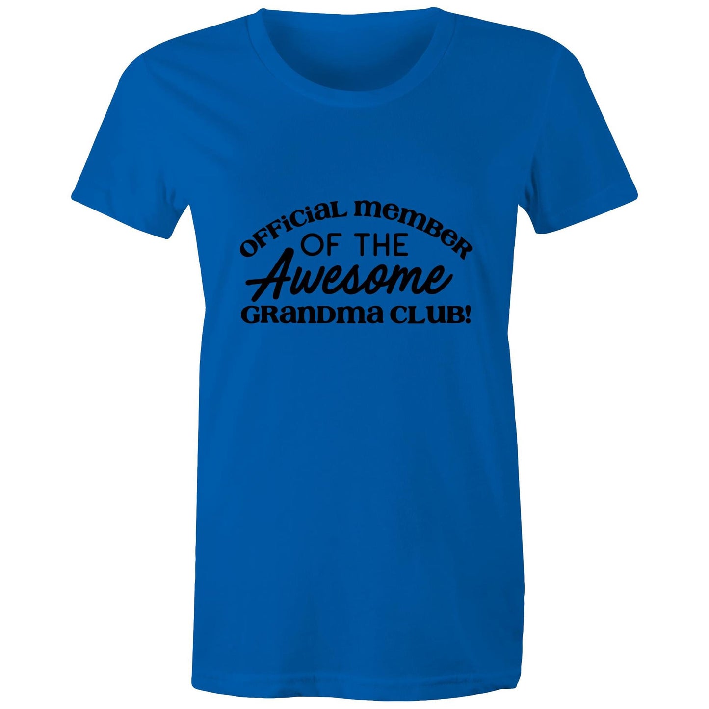 Official member of the awesome grandma club Adult womens tee