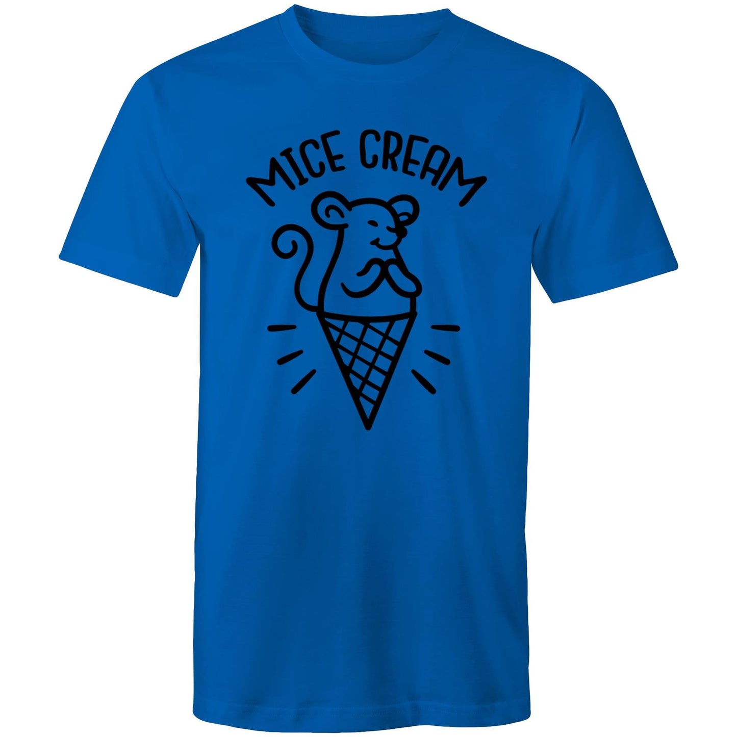 MICE cream Adult mens tee