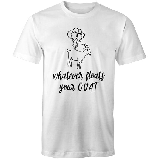 whatever floats your GOAT Adult mens tee